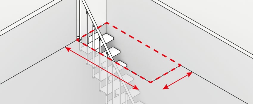 measure a staircase
