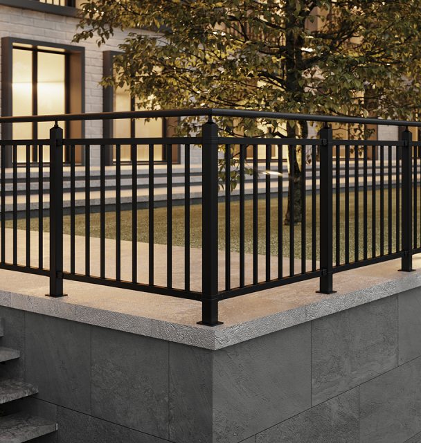Zestaw balustrady ACADIA Black, RAL 9005