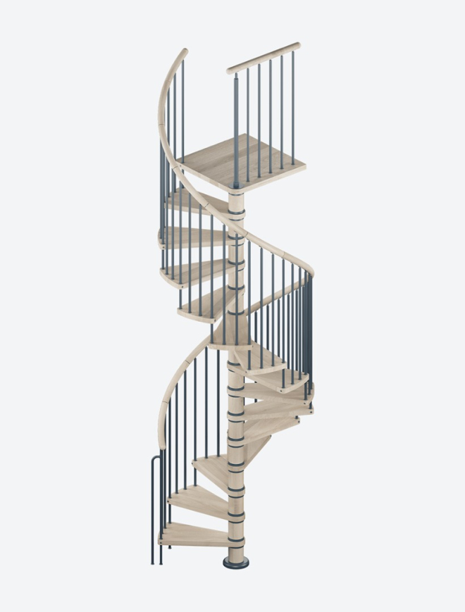 Schody spiralne Columbia dębowe 