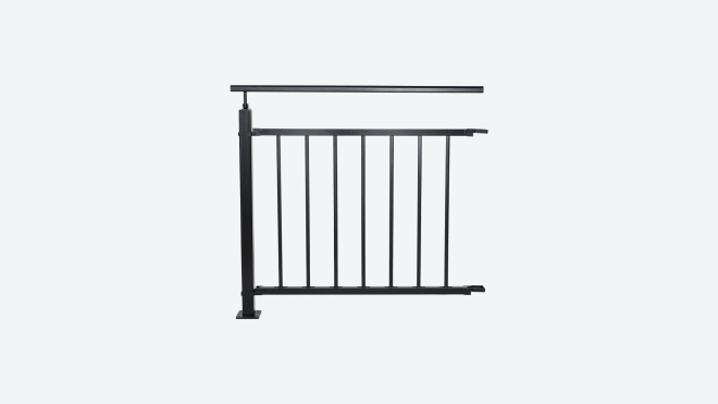 Balustrade kit ACADIA Black, RAL 9005