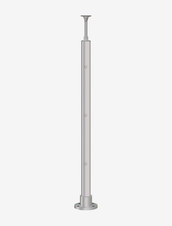 Słupek do balustrady PRO3 Srebrny