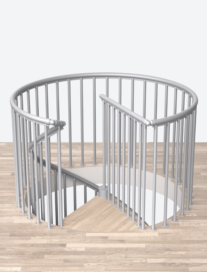 Balustrada ochronna SPIRAL CLASSIC-ROUND
