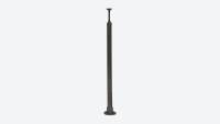 Słupek do balustrady PRO3 Antracyt