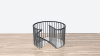 Balustrada ochronna SPIRAL CLASSIC-ROUND